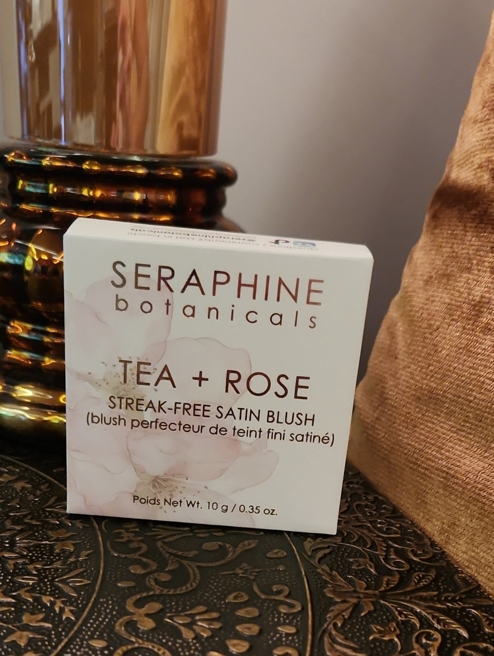 Tea + Rose Satin Blush — Fresh Apricot Shade NIB